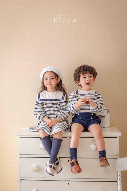 【予約商品】Marine st top and bottom [Oren] (26SS)【2026年3月中旬以降順次発送】