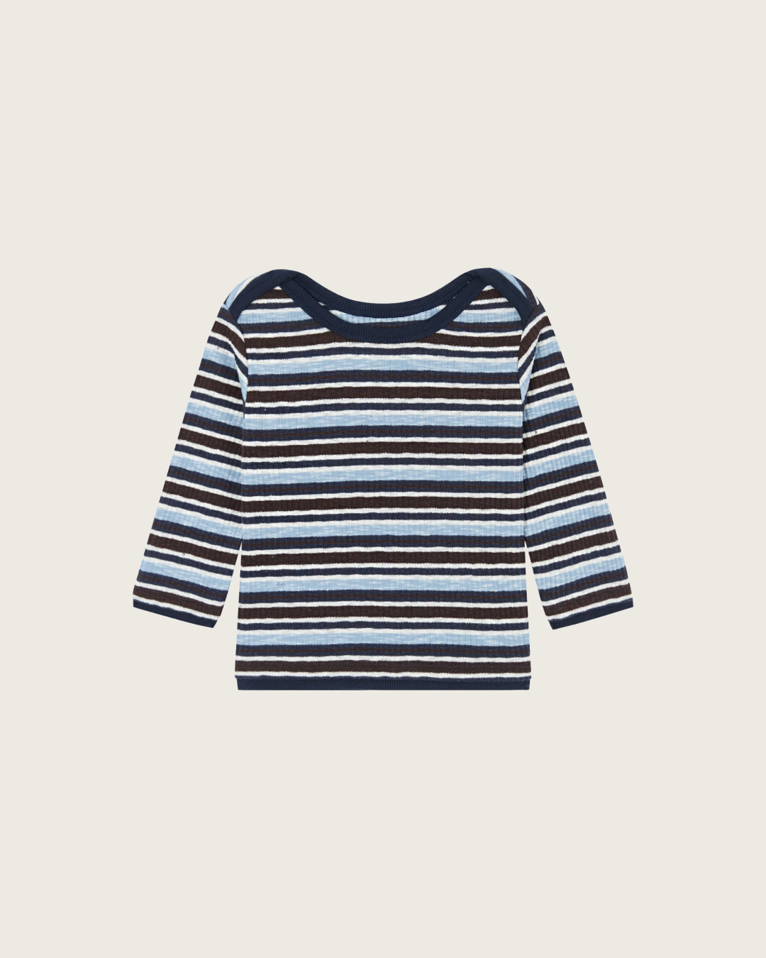 Forest ST Lip Neck T-Shirt - Midnight Blue  [Doucement] (25AW)【2025年10月下旬以降お届け予定】