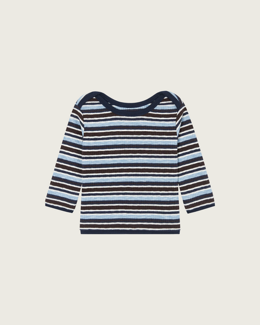 Forest ST Lip Neck T-Shirt - Midnight Blue  [Doucement] (25AW)【2025年10月下旬以降お届け予定】