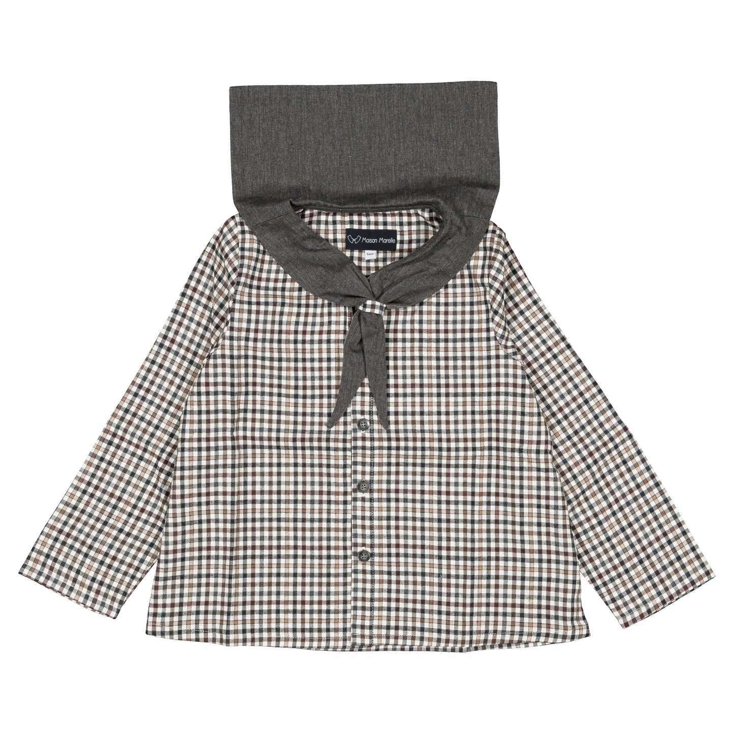 【オーダー会】 Shirt MONGE - gray collar [Maison Marelle](25AW Drop1) 【2025年12月中旬以降発送予定】