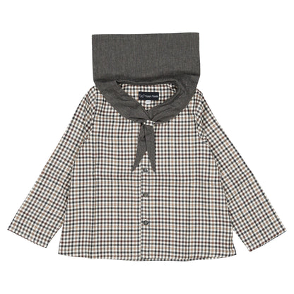 【オーダー会】 Shirt MONGE - gray collar [Maison Marelle](25AW Drop1) 【2025年12月中旬以降発送予定】