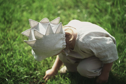 【オーダー会】'CROCODILE' LINEN BONNET [SHOMKA] 【2026年4月中旬以降順次発送】