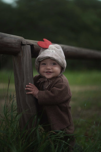 【オーダー会】'CHICKEN' LINEN BONNET [SHOMKA] 【2026年4月中旬以降順次発送】