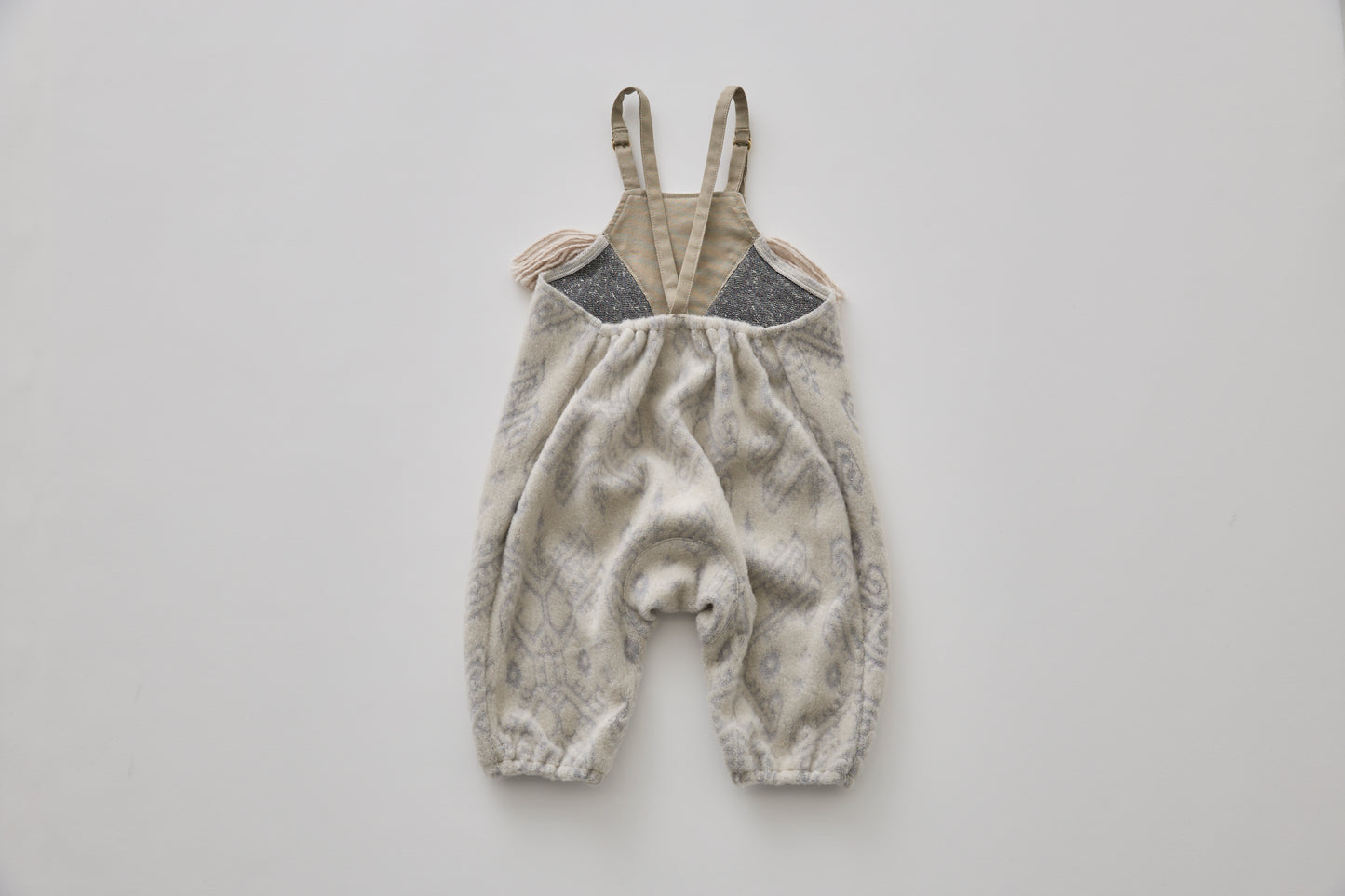 Snow Jacquard Rompers - Ivory [eLfinFolk / エルフィンフォルク] (25AW•Drop2)【2025年9月中旬以降発送予定】