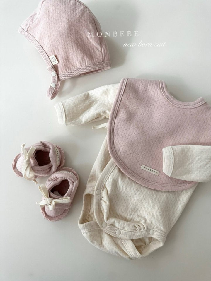 【予約商品】Noah Newborn Shoes [monbebe] (26SS)【2026年3月中旬以降順次発送】