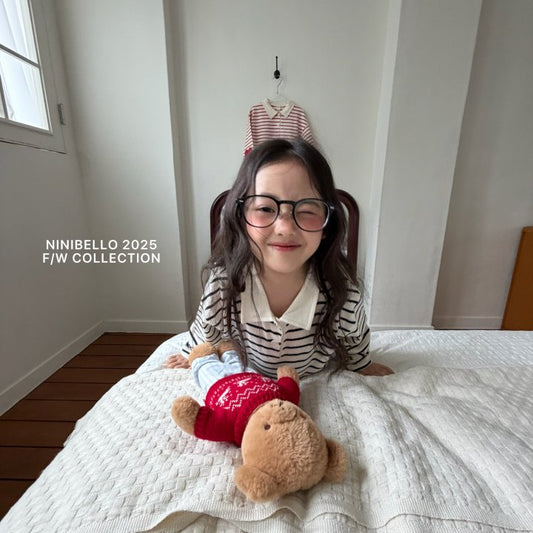 【予約販売】Heart patch color tee [NINIBELLO] (26SS)【2026年2月下旬以降順次発送】