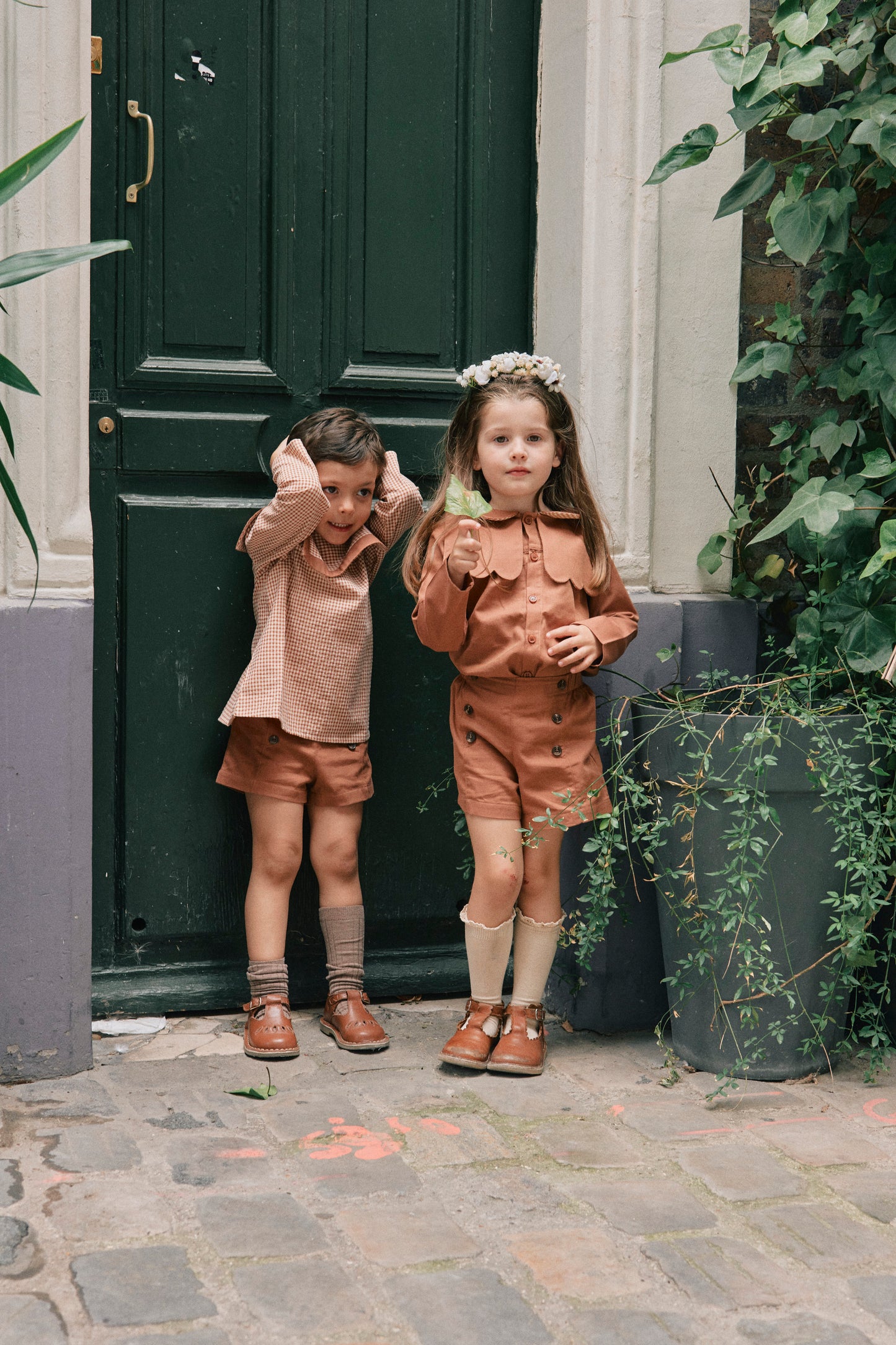 Blouse GRENELLE terracota