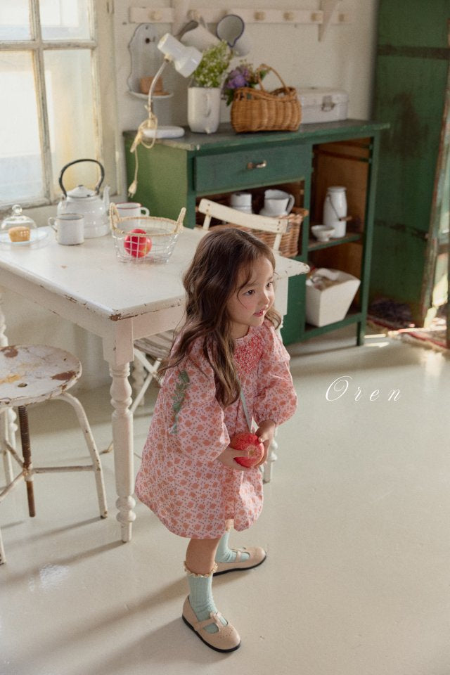 【予約商品】Daisy Smoke One Piece [Oren] (26SS)【2026年3月中旬以降順次発送】