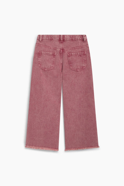 TNS Denim Wide Leg Pant - Winetasting [the new society](26AW)drop1