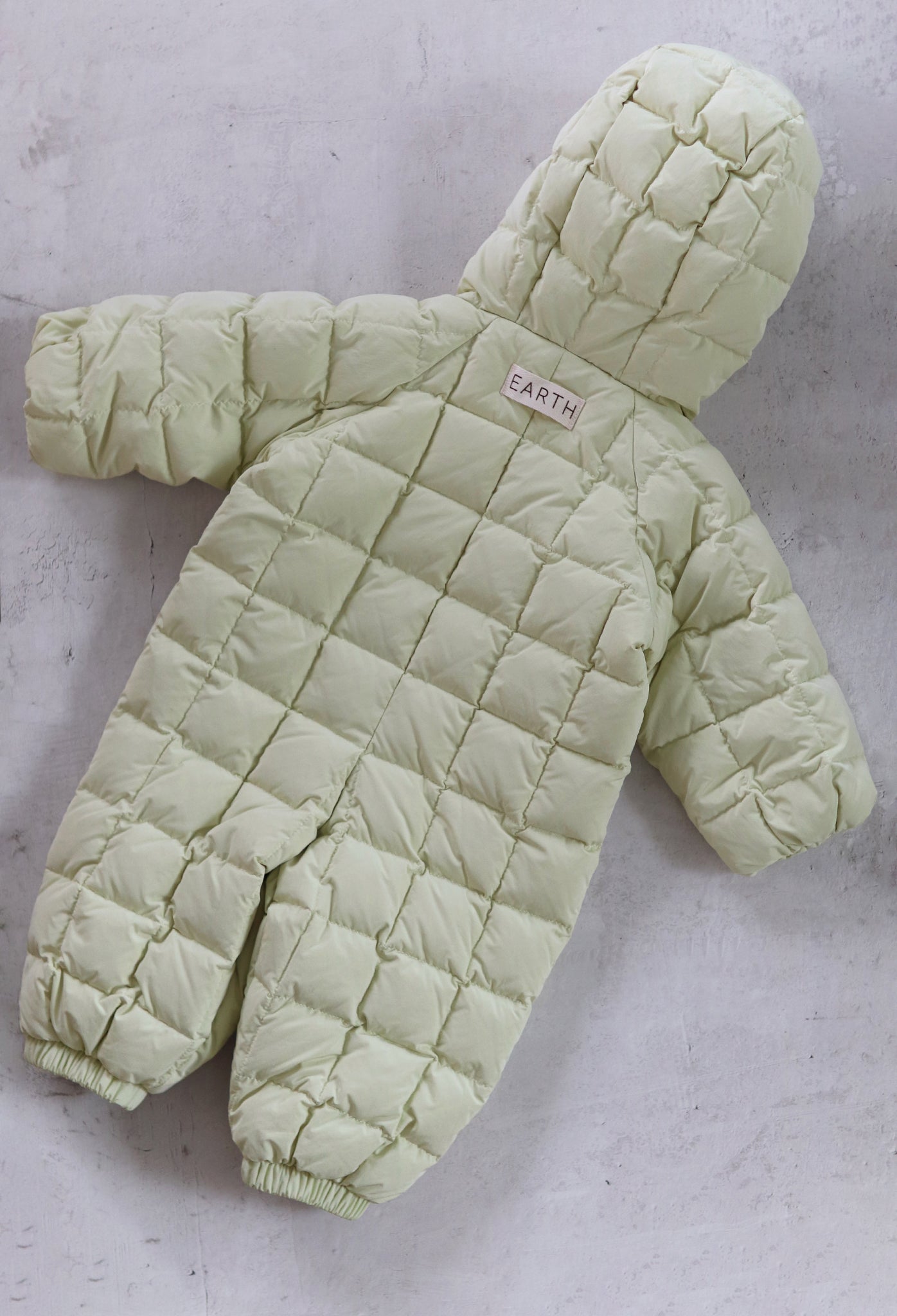 Lightweight padded jumpsuit - Light Olive [EARTH THE ARCHIVE] (26AW)