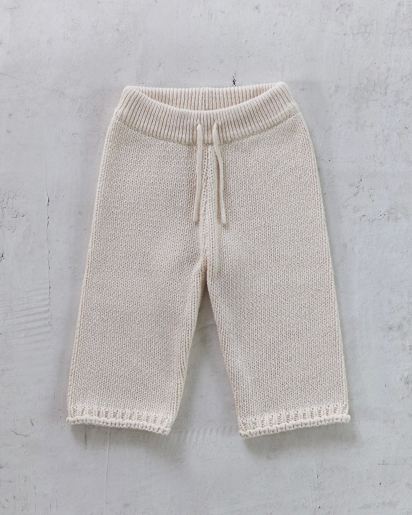 Knit bottom - Cream [EARTH THE ARCHIVE] (26AW)