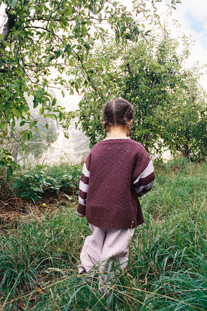 Bloom Knit Pull Over - Plum [GROWN] (26AW) drop2