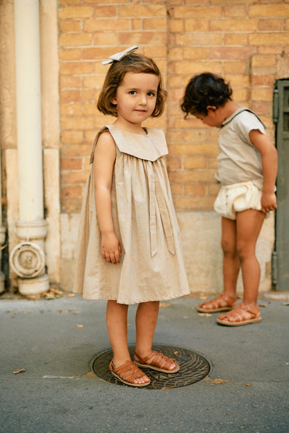 Bloomer CHAILLOT - chalk chevron [Maison Marelle](25SS DROP2)