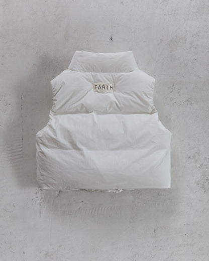 Padded vest - Cream [EARTH THE ARCHIVE] (26AW)