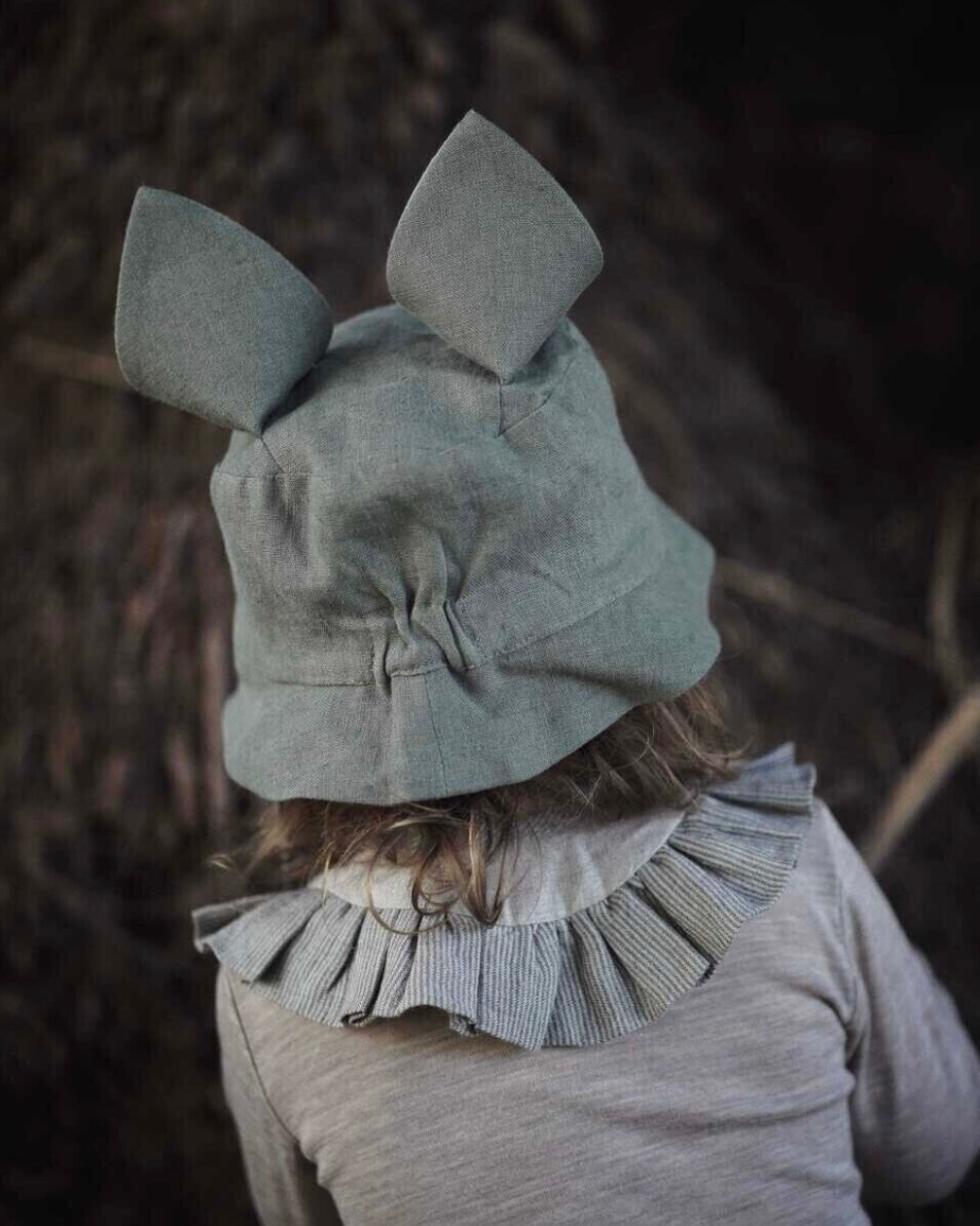 【オーダー会】[ASH generation] SQUIRREL HAT (linen) 【2024年5月中旬以降順次発送】