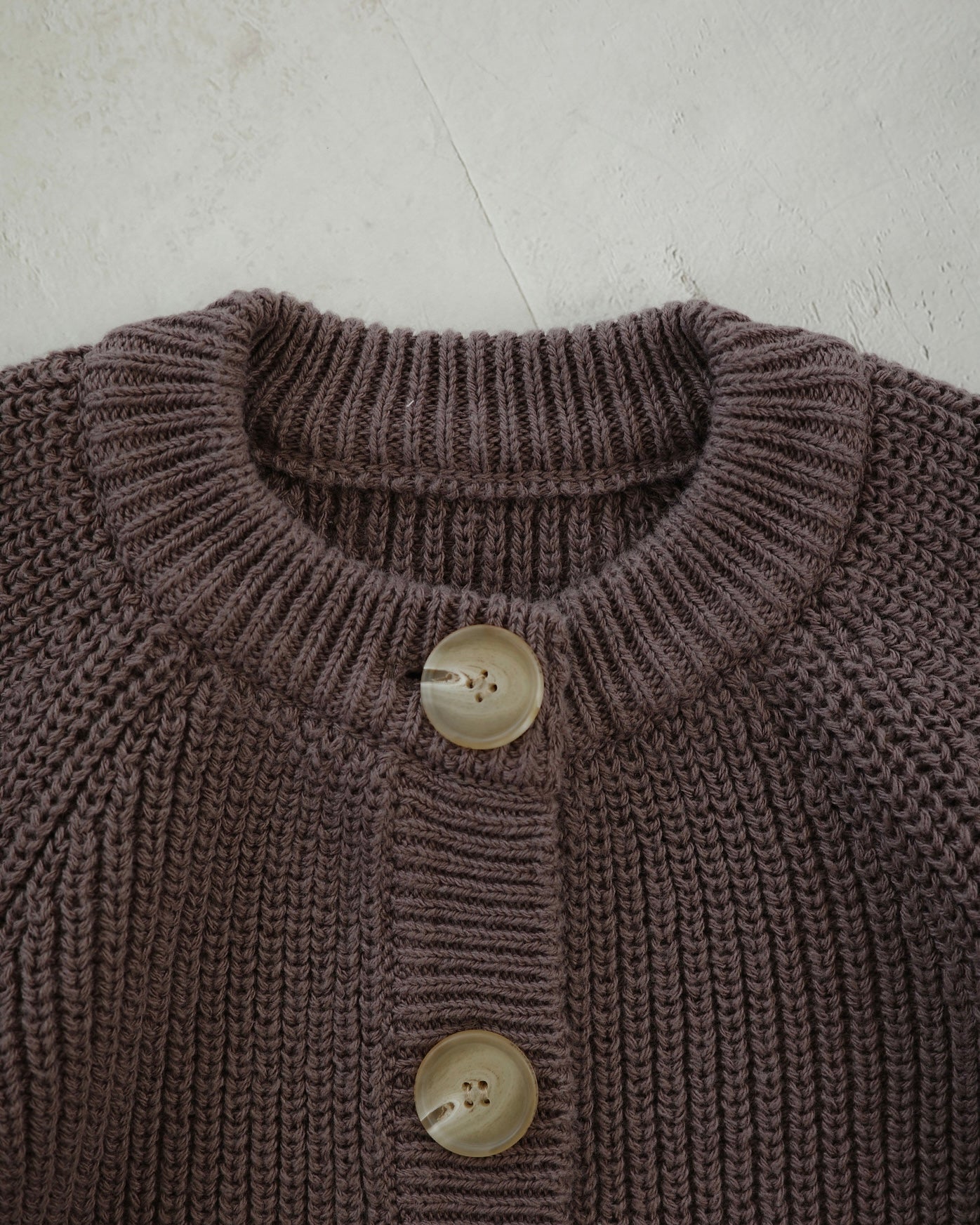 Button knit jumpsuit - Brown [EARTH THE ARCHIVE] (26AW)