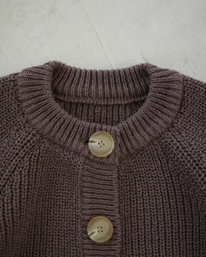 Button knit jumpsuit - Brown [EARTH THE ARCHIVE] (26AW)
