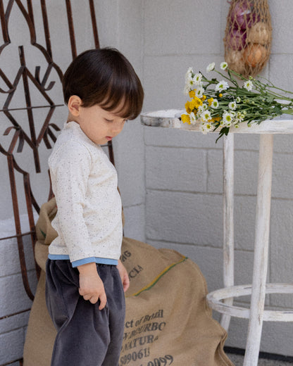 Cookie Chip Turtleneck - Blueberry  [Doucement] (25AW)【2025年10月下旬以降お届け予定】