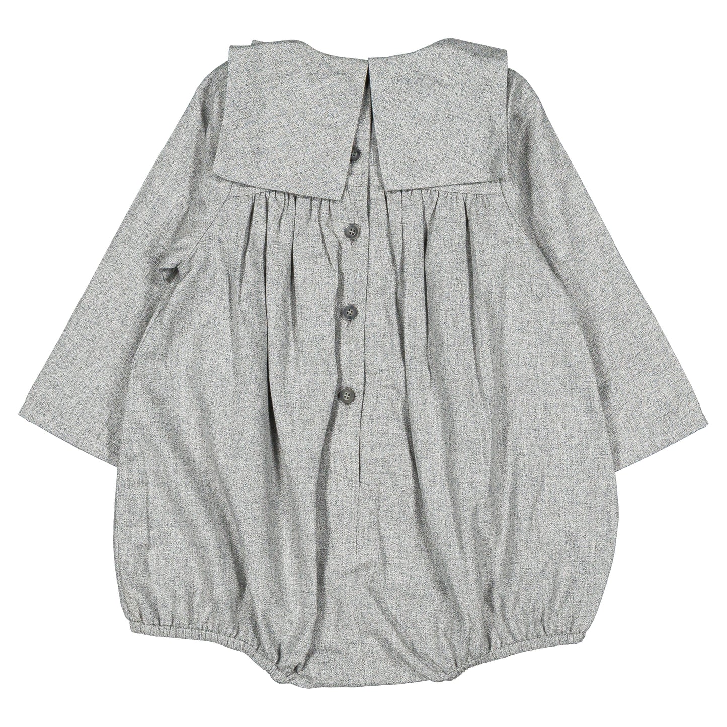 【オーダー会】 Romper BOULBI - flannel gray [Maison Marelle](25AW Drop1) 【2025年12月中旬以降発送予定】