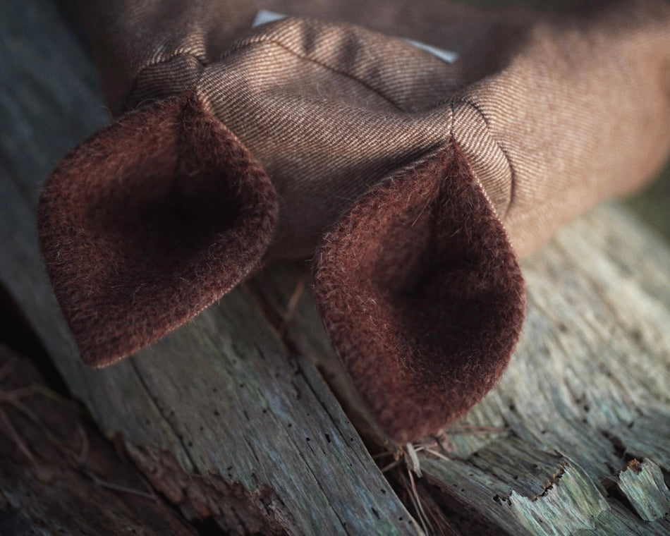 WOOL SQUIRREL HAT - HAZELNUT (ALPACA EAR)