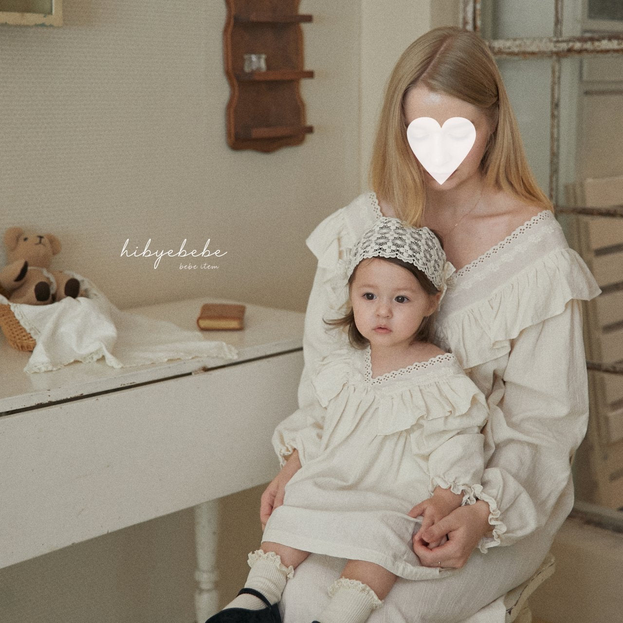 [hi bye bebe] V frill onepiece