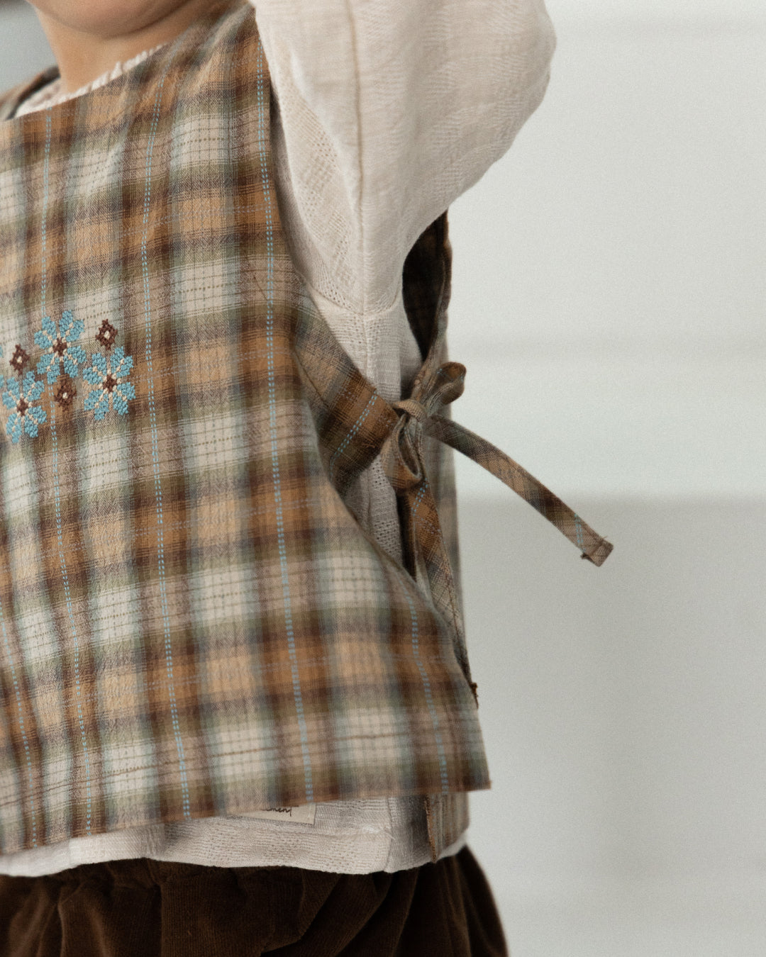 Forest Check Vest  [Doucement] (25AW)【2025年10月下旬以降お届け予定】