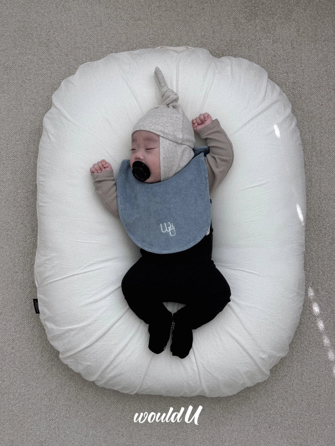 【オーダー会】cloud terry bibs [wouldU]【2025年10月中旬以降順次お届け予定】