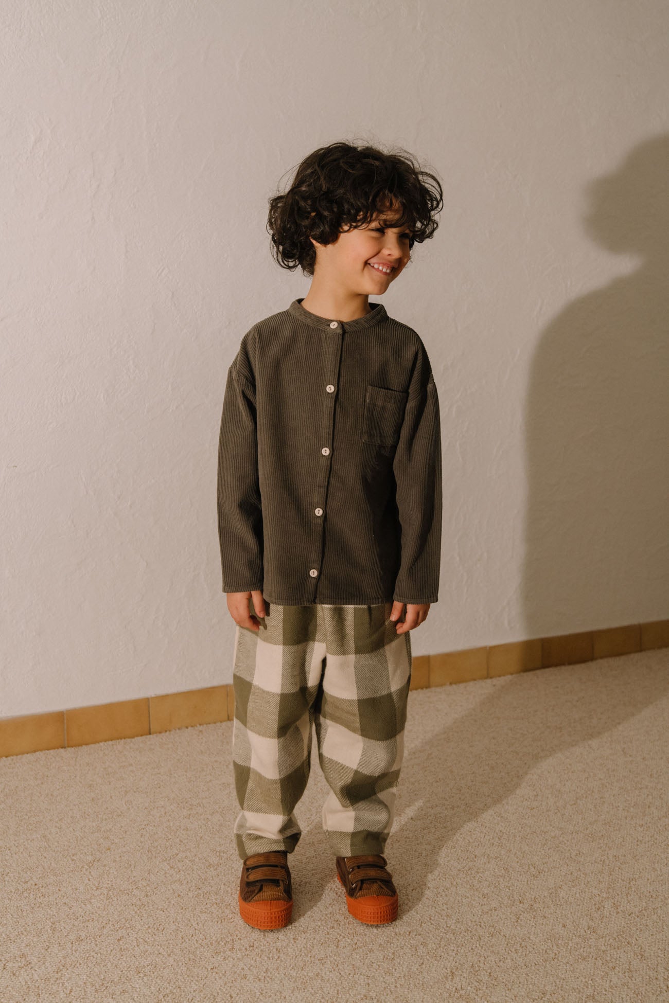 JIM SHIRT - DARK TAUPE [STUDIO BOHEME] (25AW)