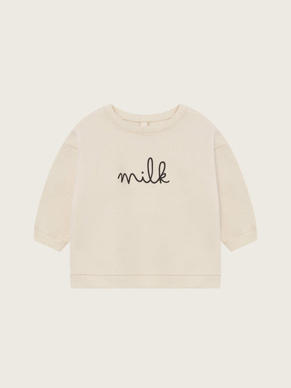 O~Z UNDYED MILK SWEATSHIRT [organic zoo]
