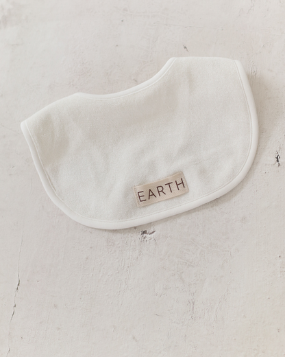 Organic Bib - White [EARTH THE ARCHIVE] (26AW)