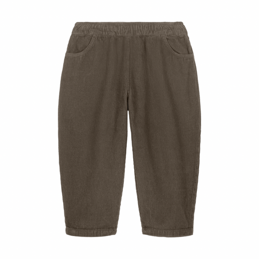 【予約販売】 CARROT PANTS - DARK TAUPE [STUDIO BOHEME] (25AW) 【2025年9月中旬以降入荷予定】