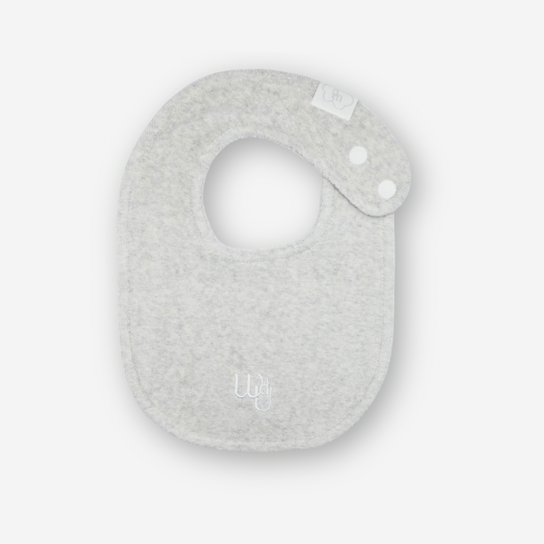 Cloud Terry Bibs - White Melange [wouldU]