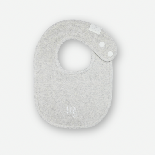 Cloud Terry Bibs - White Melange [wouldU]