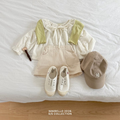 【予約販売】Butter Skirt [NINIBELLO] (26SS)【2026年2月下旬以降順次発送】