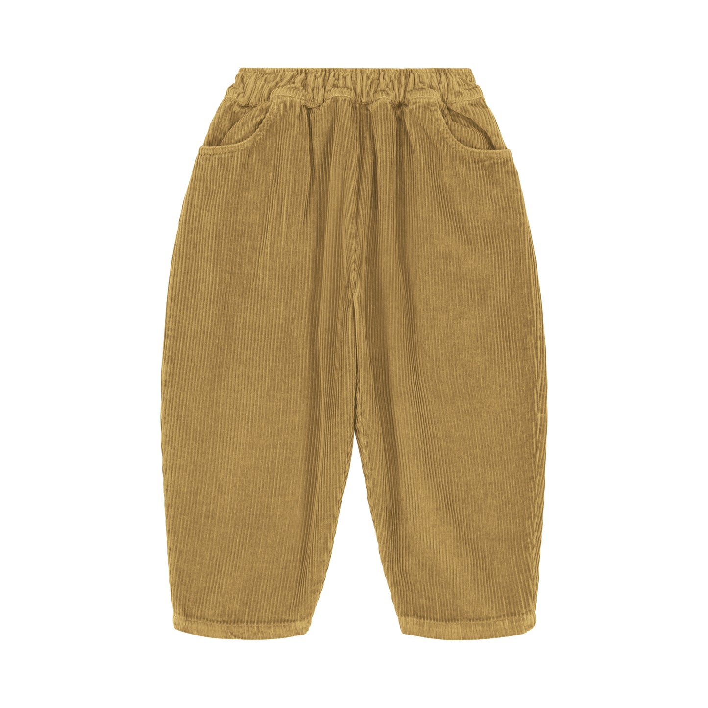 [STUDIO BOHEME] CORDUROY CARROT PANTS / BRONZE MIST