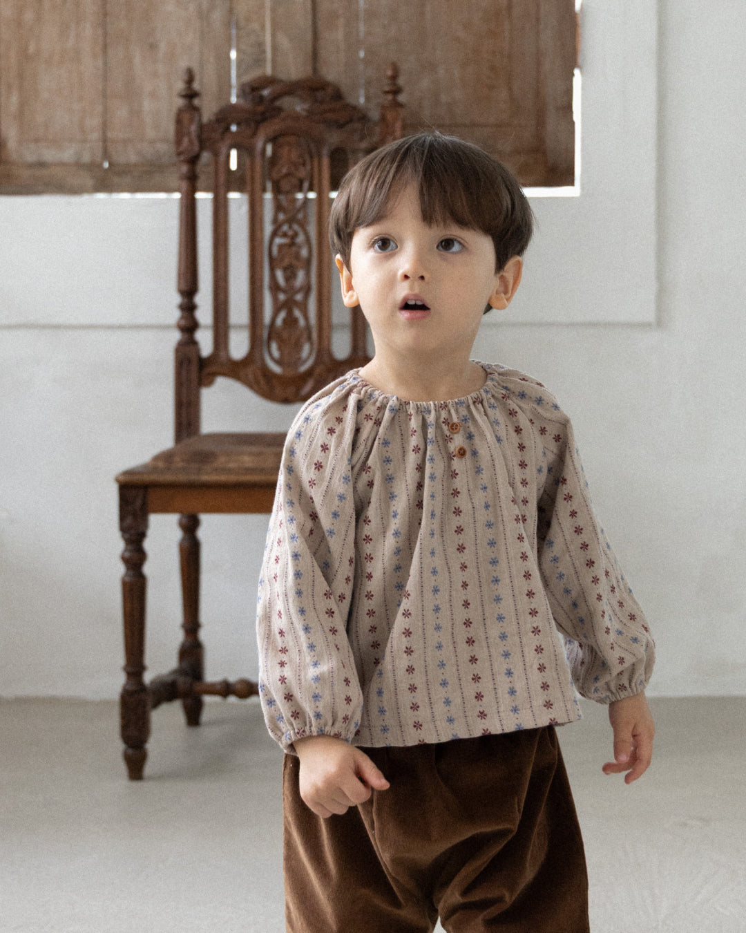 Vintage Garden Blouse [Doucement] (25AW)【2025年10月下旬以降お届け予定】