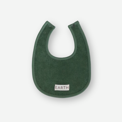 Organic Bib - Grass Green [EARTH THE ARCHIVE] (26AW)