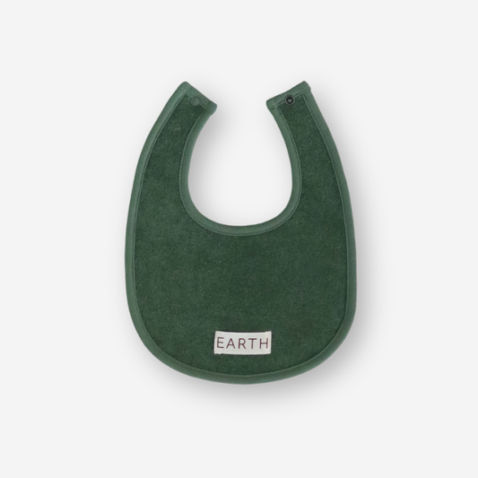 Organic Bib - Grass Green [EARTH THE ARCHIVE] (26AW)