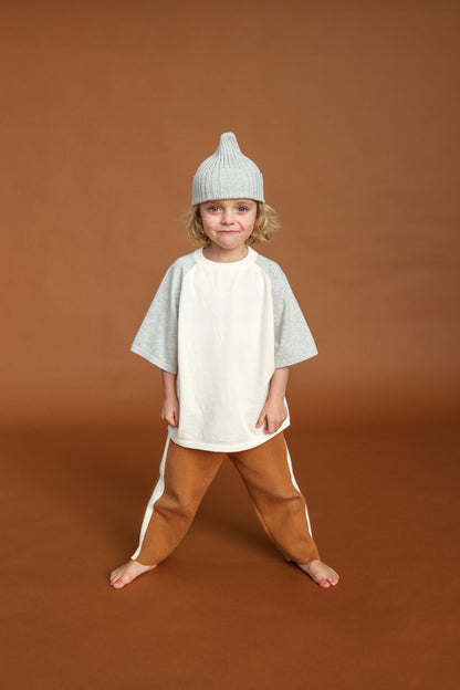 Ribbed Pixie Beanie - Grey Marle [GROWN](25KIDS CLUB)