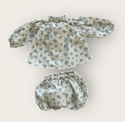 【予約商品】bebe-smoke bloomer set [Oatmeal] (26SS)【2026年3月中旬以降順次発送】