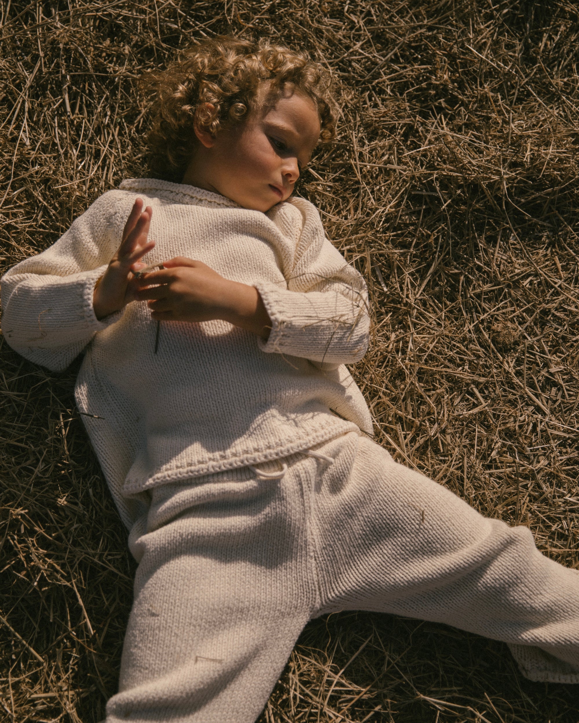 Knit top - Light Olive [EARTH THE ARCHIVE] (26AW)