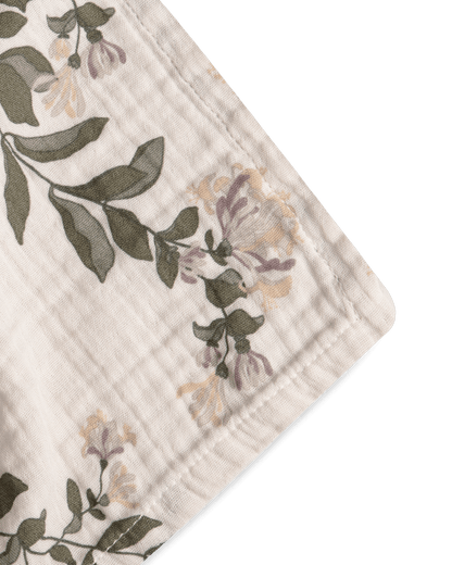 Muslin Swaddle Blanket - HONEYSUCKLE [garbo&friends]