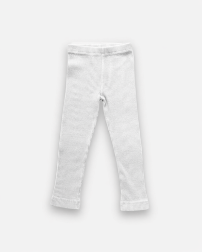 Ribbed pants - White [EARTH THE ARCHIVE] (26AW)