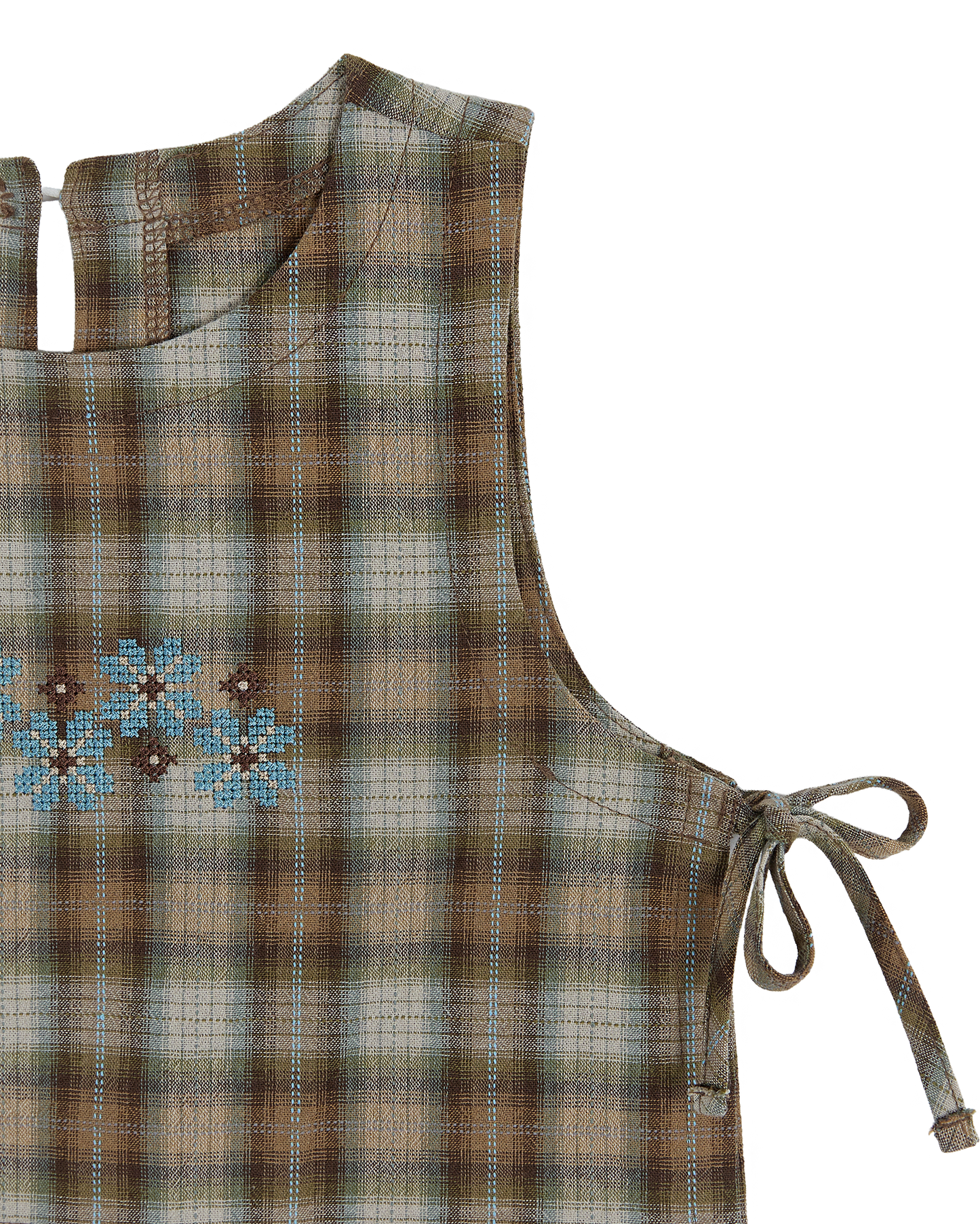Forest Check Vest  [Doucement] (25AW)【2025年10月下旬以降お届け予定】