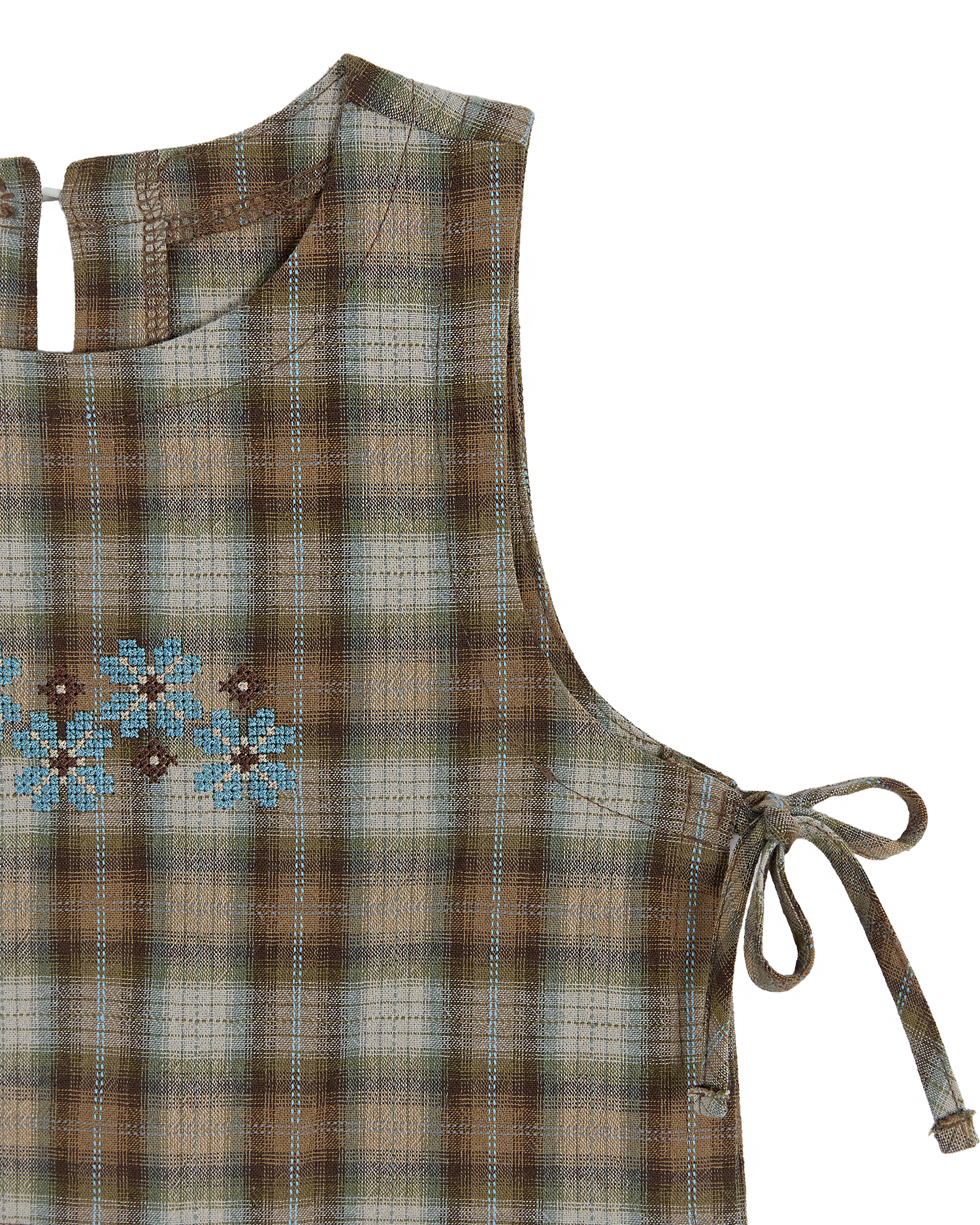 Forest Check Vest  [Doucement] (25AW)【2025年10月下旬以降お届け予定】
