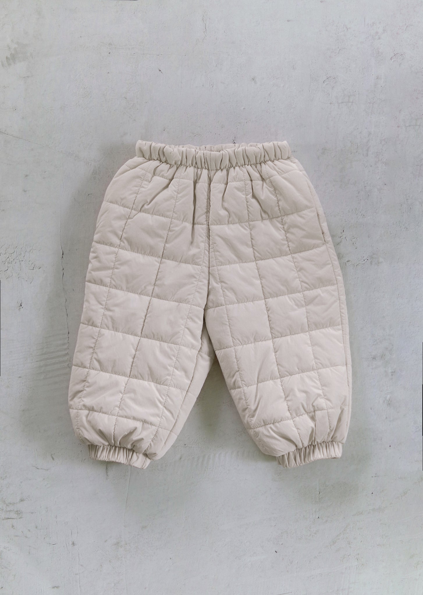 Lightweight padded pants - Cream [EARTH THE ARCHIVE] (26AW)