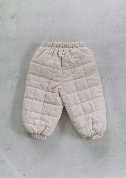Lightweight padded pants - Cream [EARTH THE ARCHIVE] (26AW)