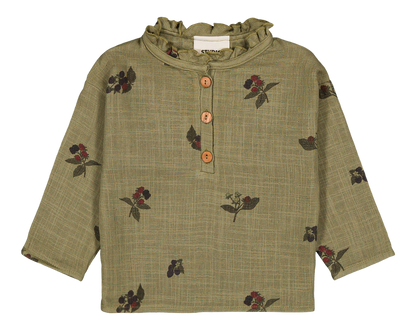 【予約販売】 OLYMPE BLOUSE - GREEN ALOE / BLACKBERRIES [STUDIO BOHEME] (25AW) 【2025年9月中旬以降入荷予定】