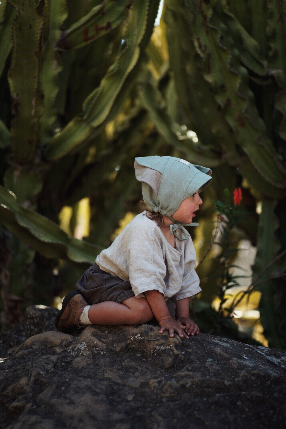 【オーダー会】'FOX' LINEN BONNET [SHOMKA] 【2026年5月下旬以降順次発送】