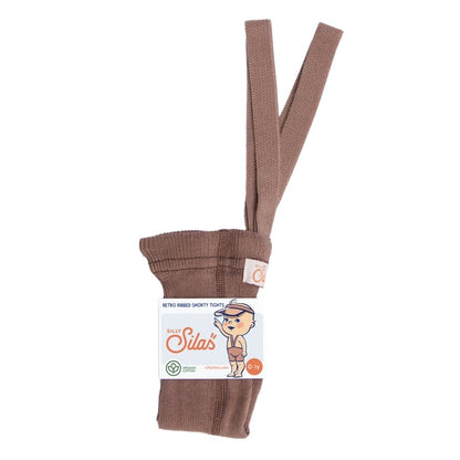 Retro Ribbed Shorty Tights - Granola [SILLY Silas]